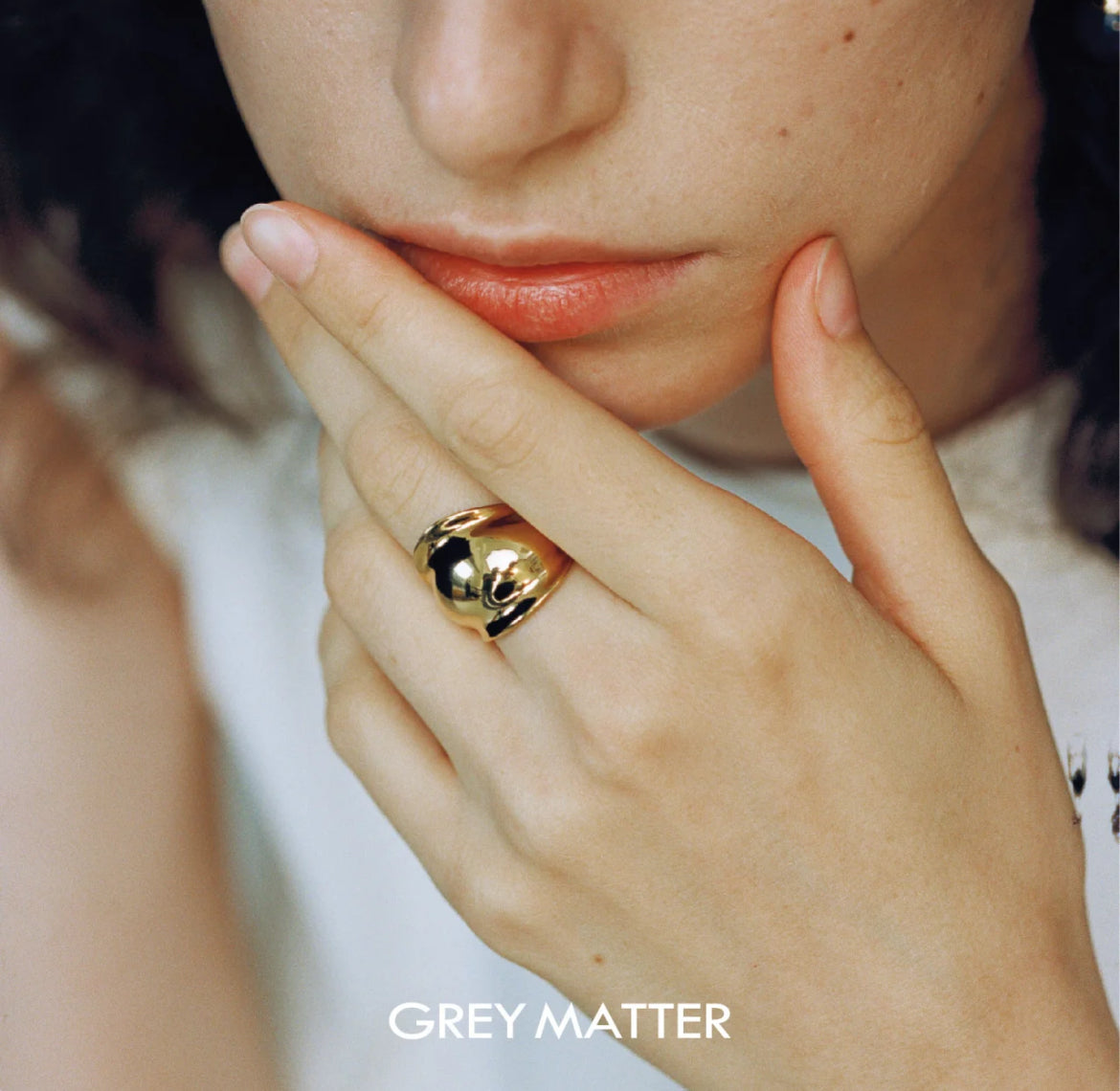 Asymmetrical split ring