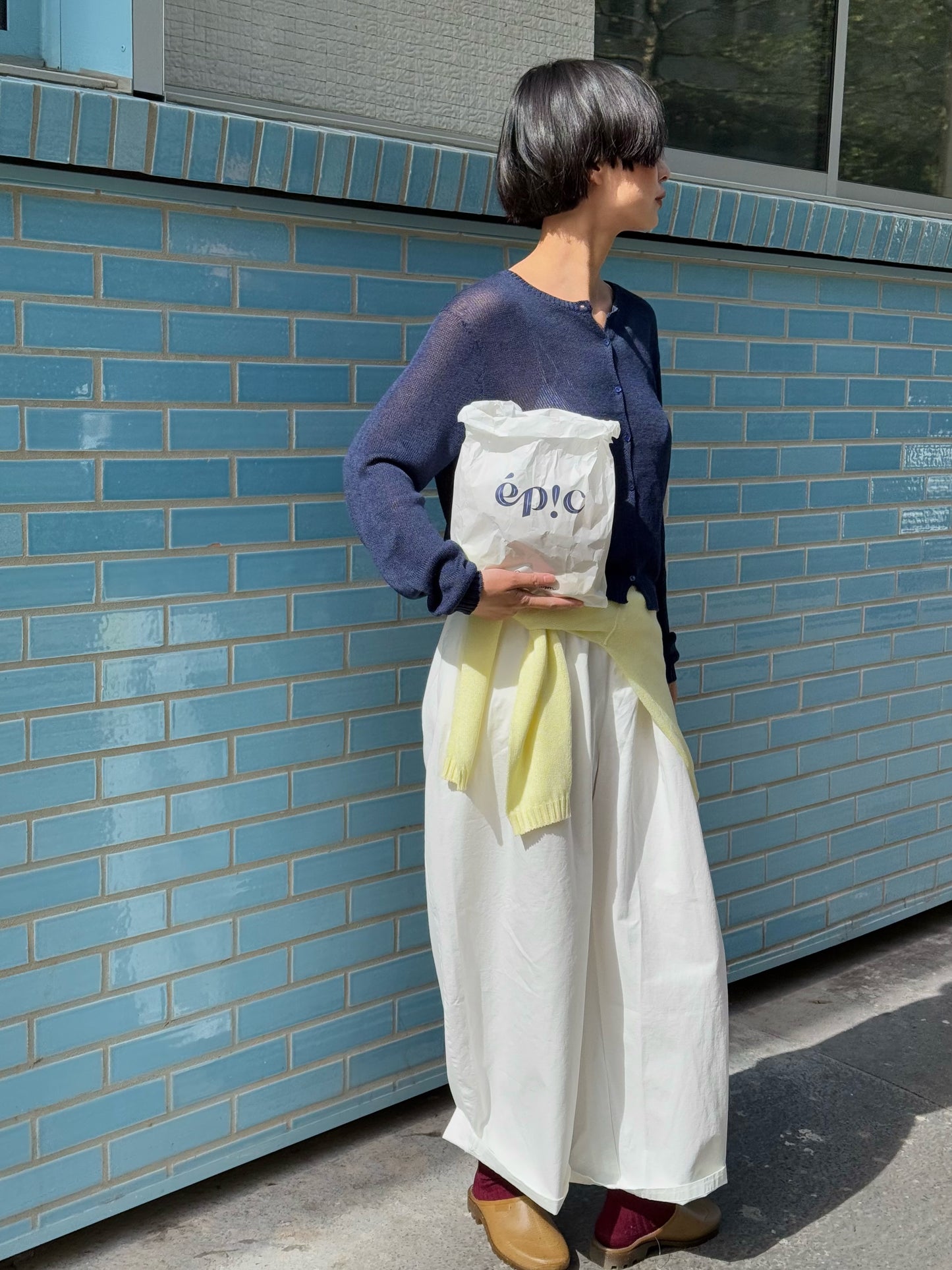 Paper-Silk Lightknit Cardigan