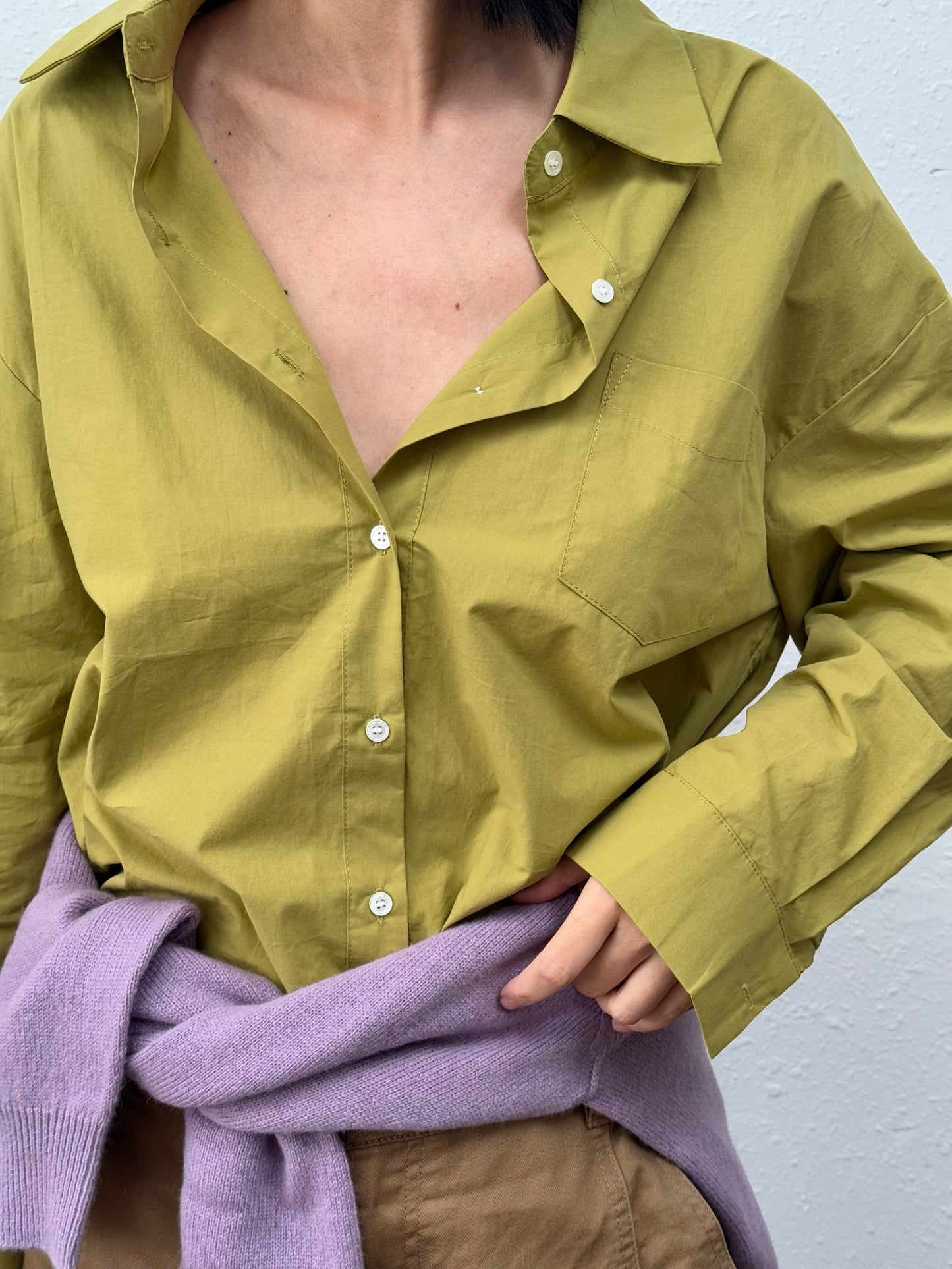 Light-cotton Oversized Shirt