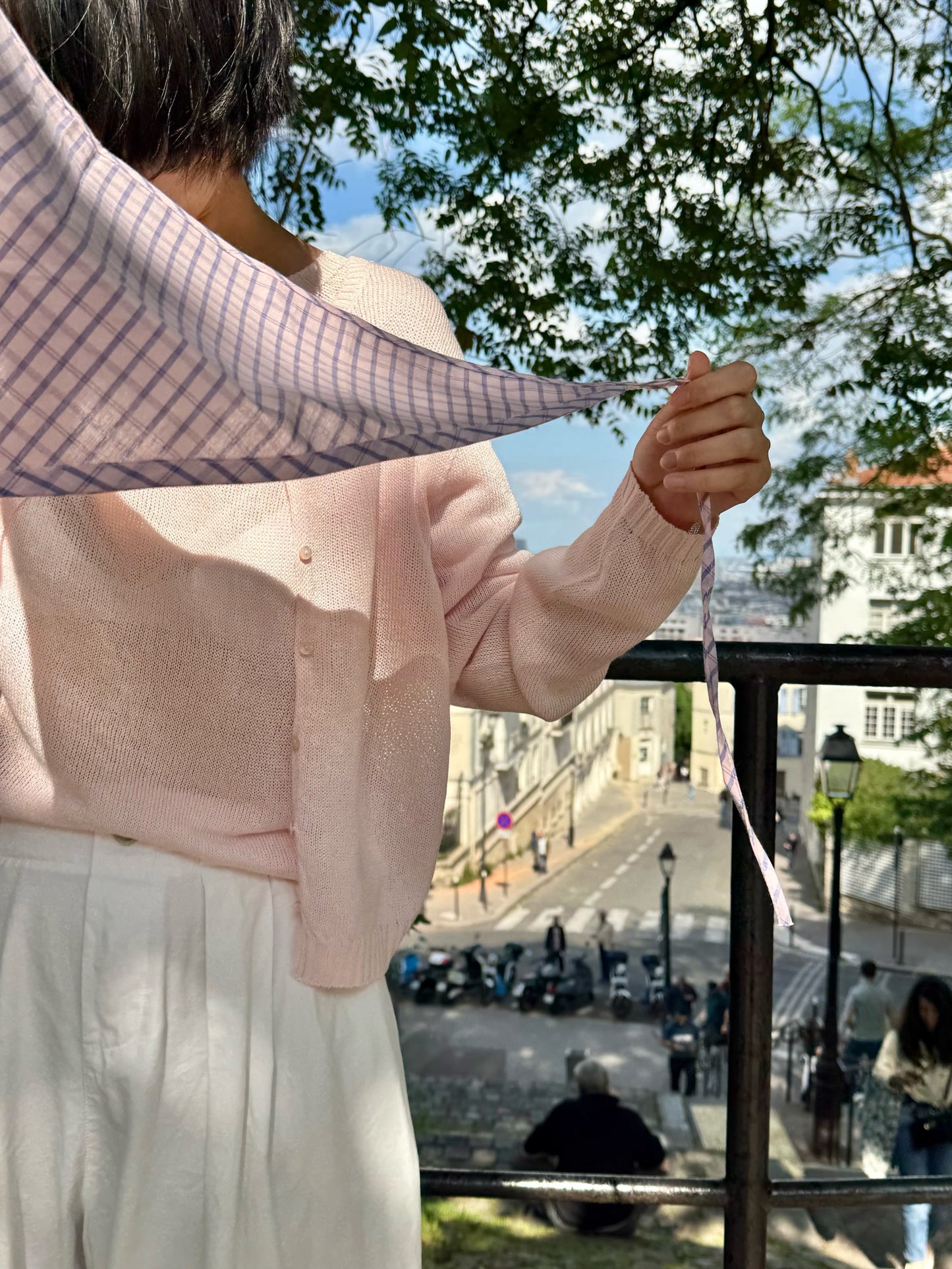 Paper-silk Lightknit Cardigan