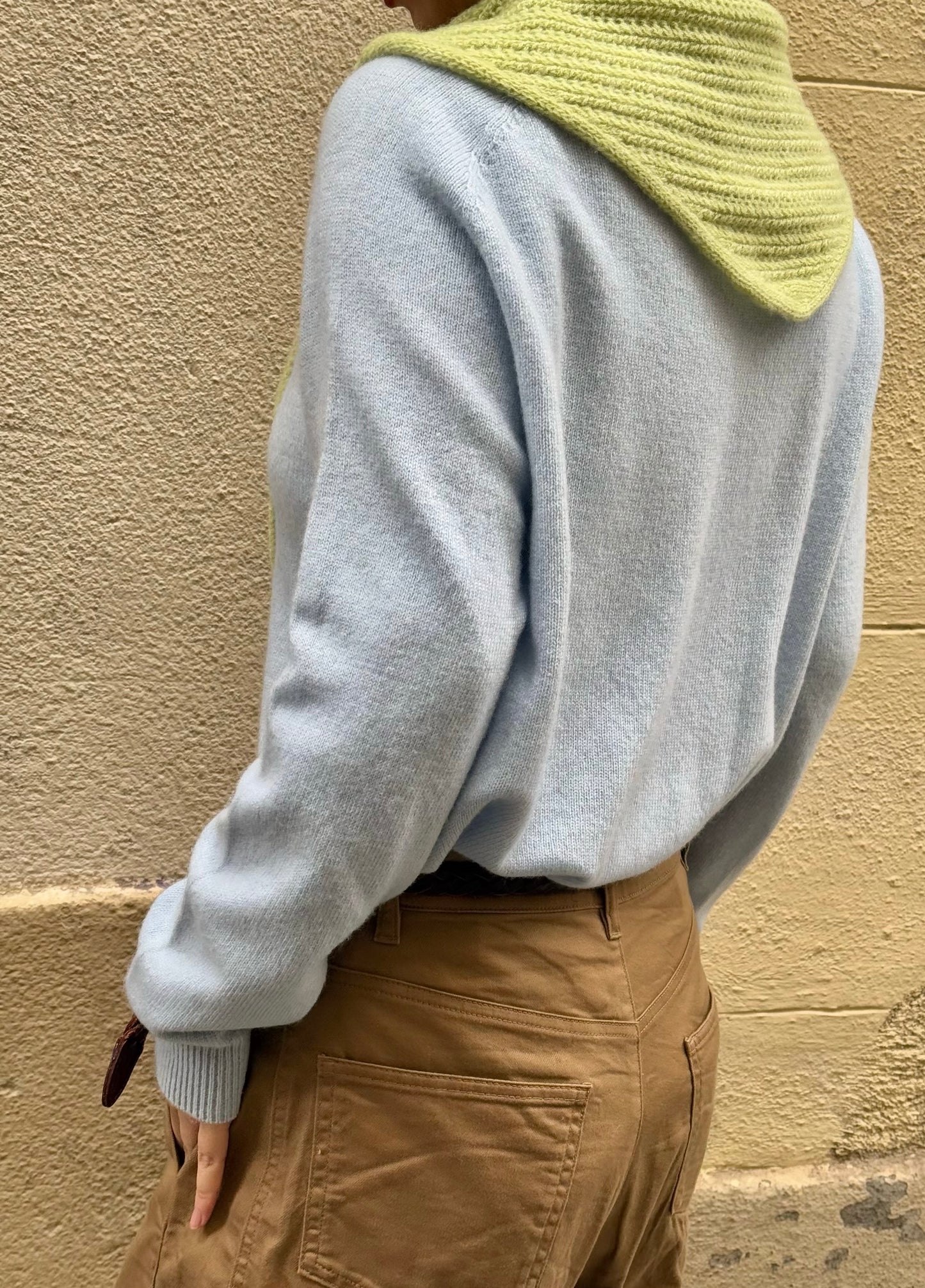 100%wool basic cardigan