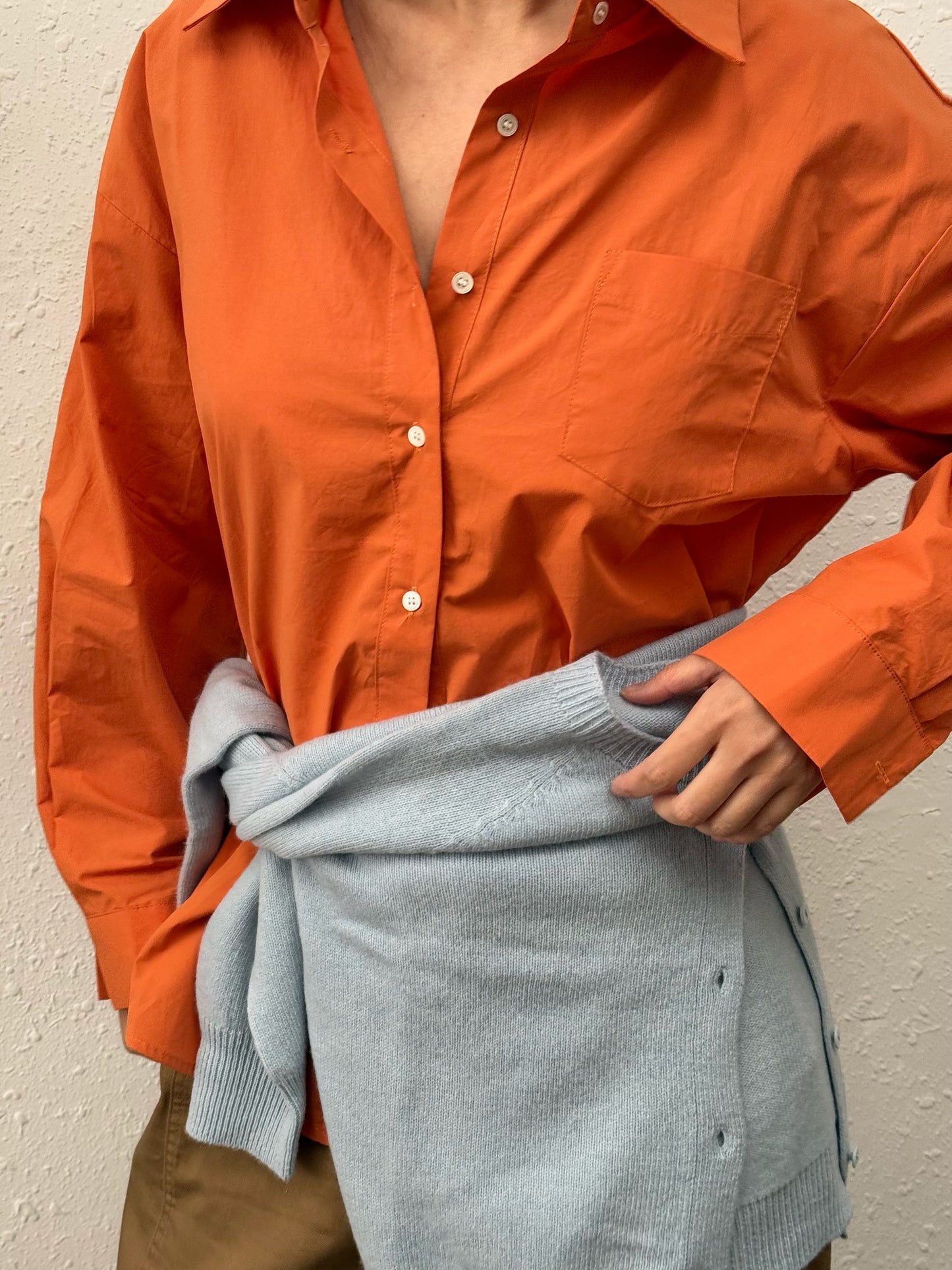 Light-cotton Oversized Shirt