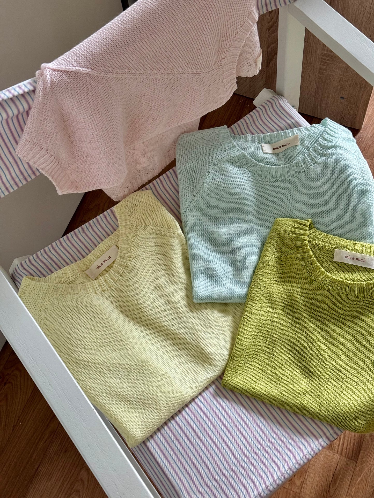 Paper-Silk Lightknit Short-sleeve