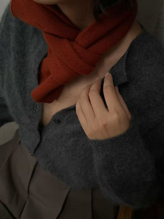 100%wool small scarf