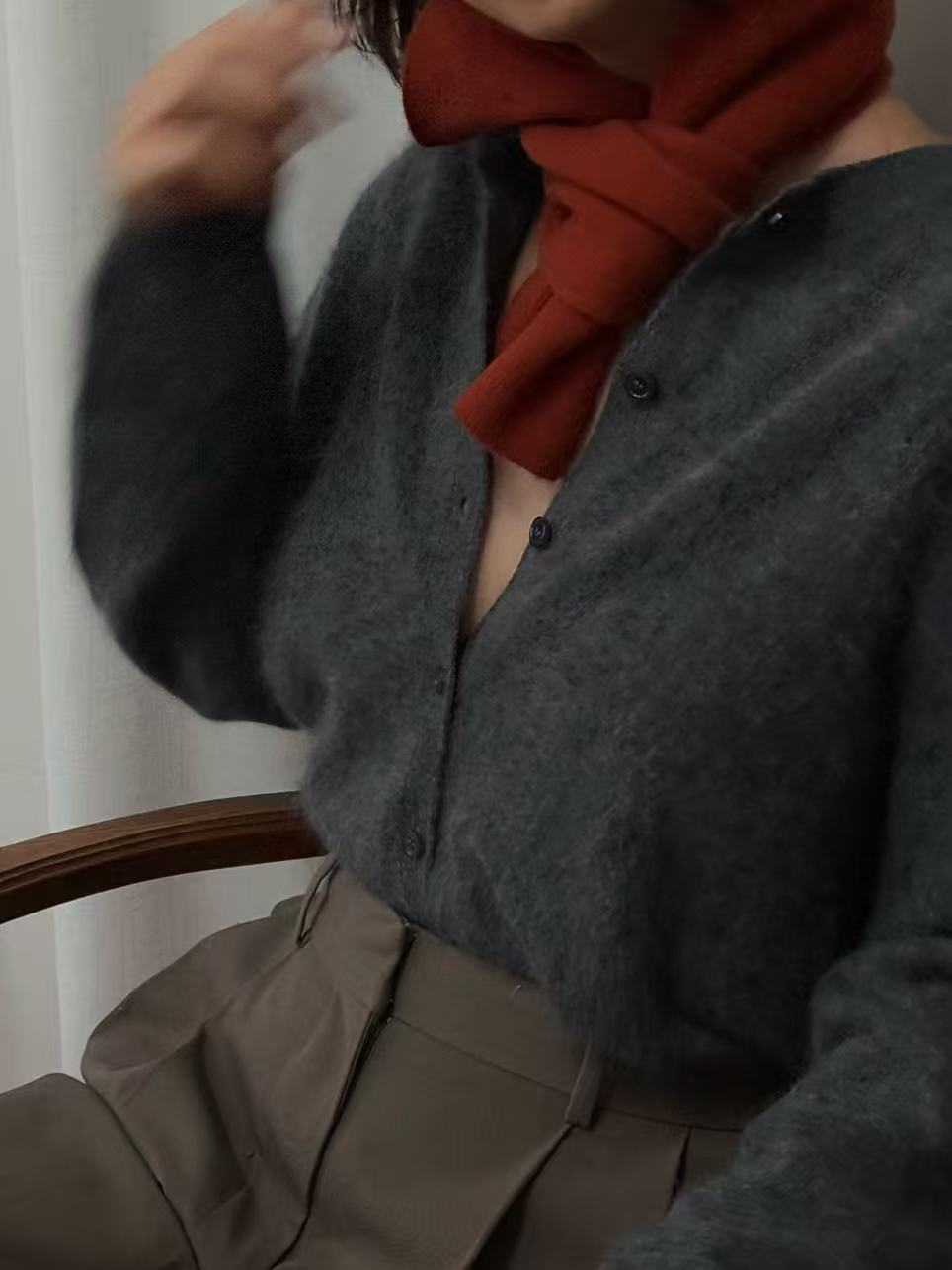 100%wool small scarf