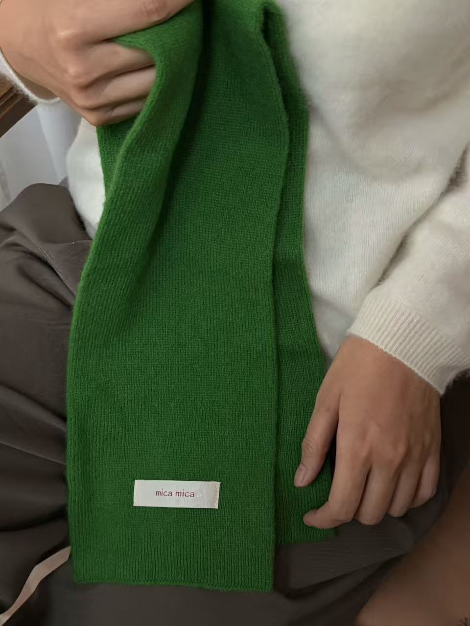 100%wool small scarf