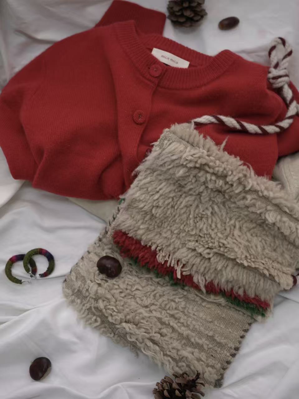 Yak hair handmade bag