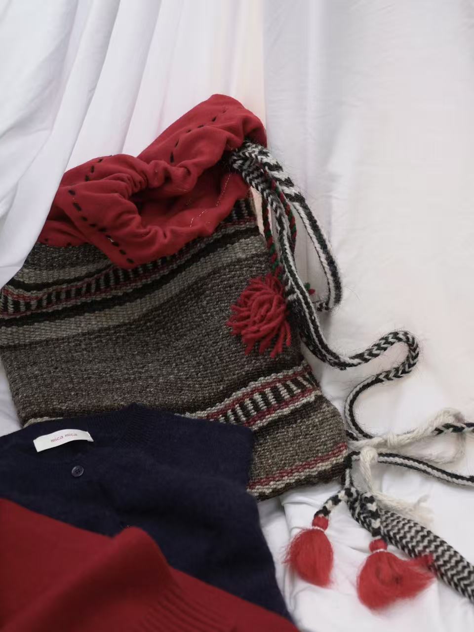 Yak hair handmade bag