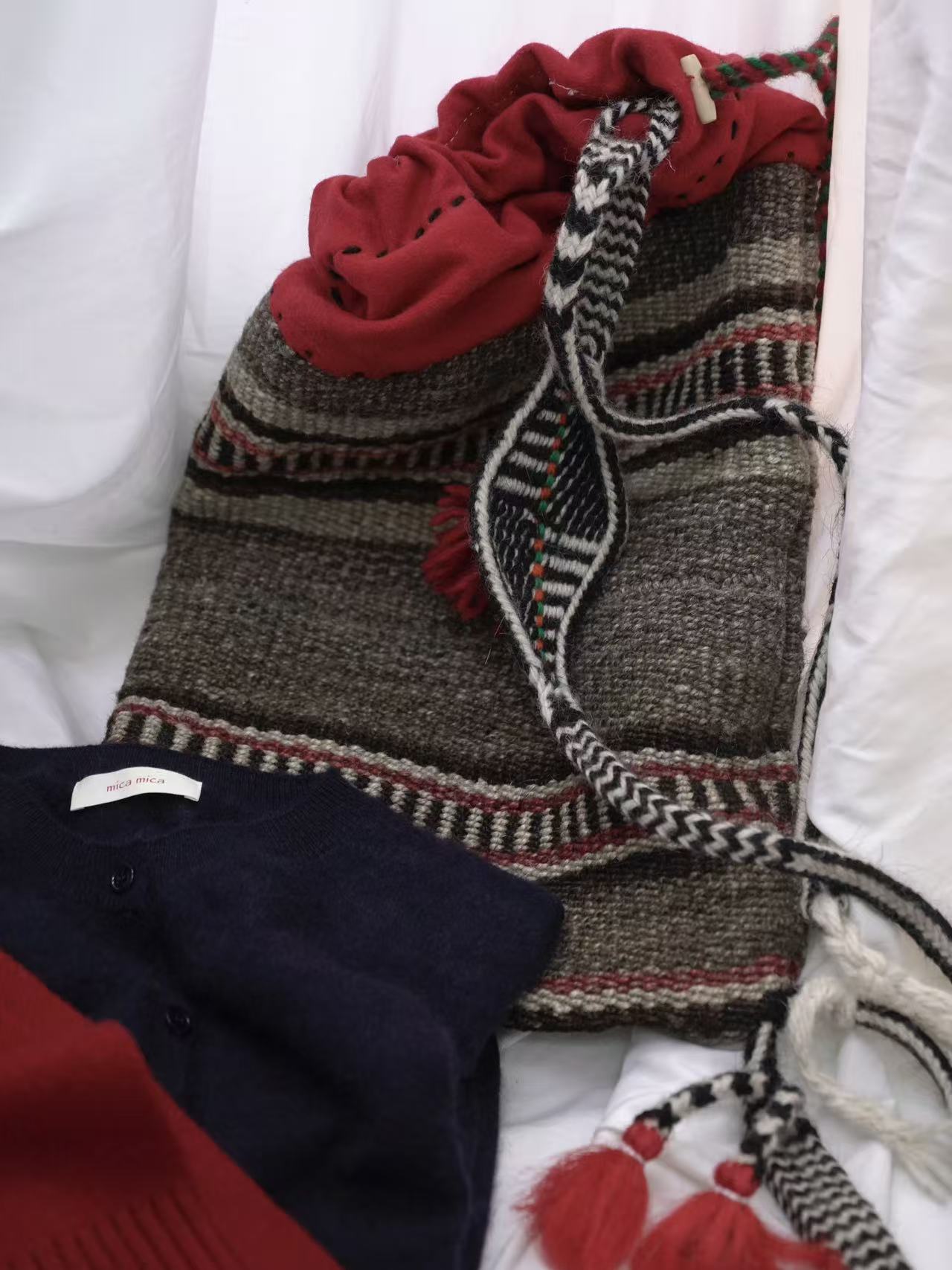 Yak hair handmade bag