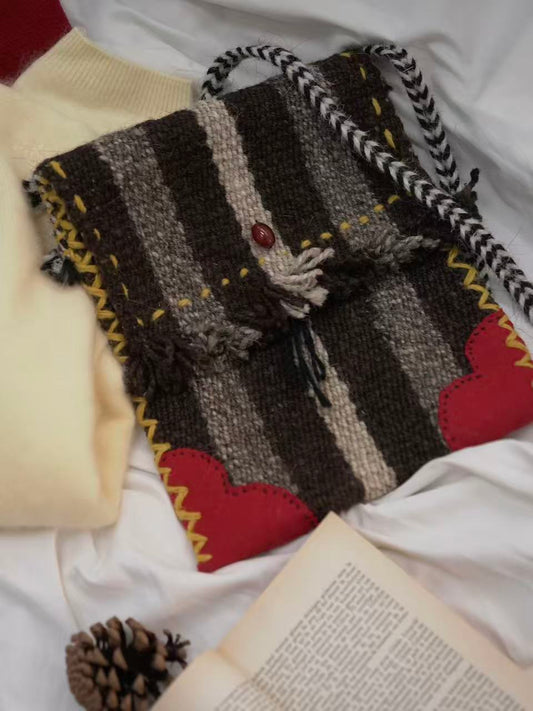 Yak hair handmade bag