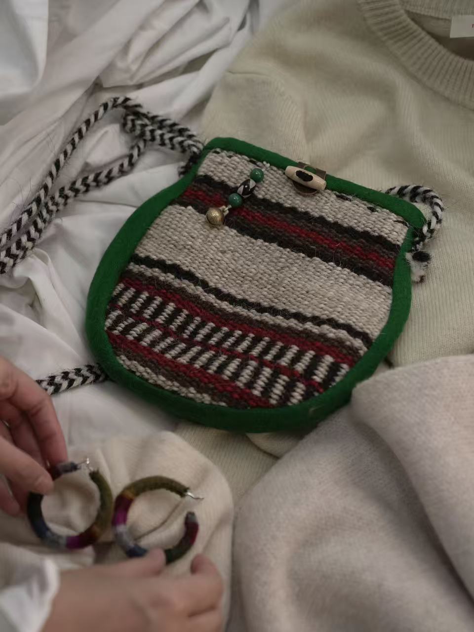 Yak hair handmade bag