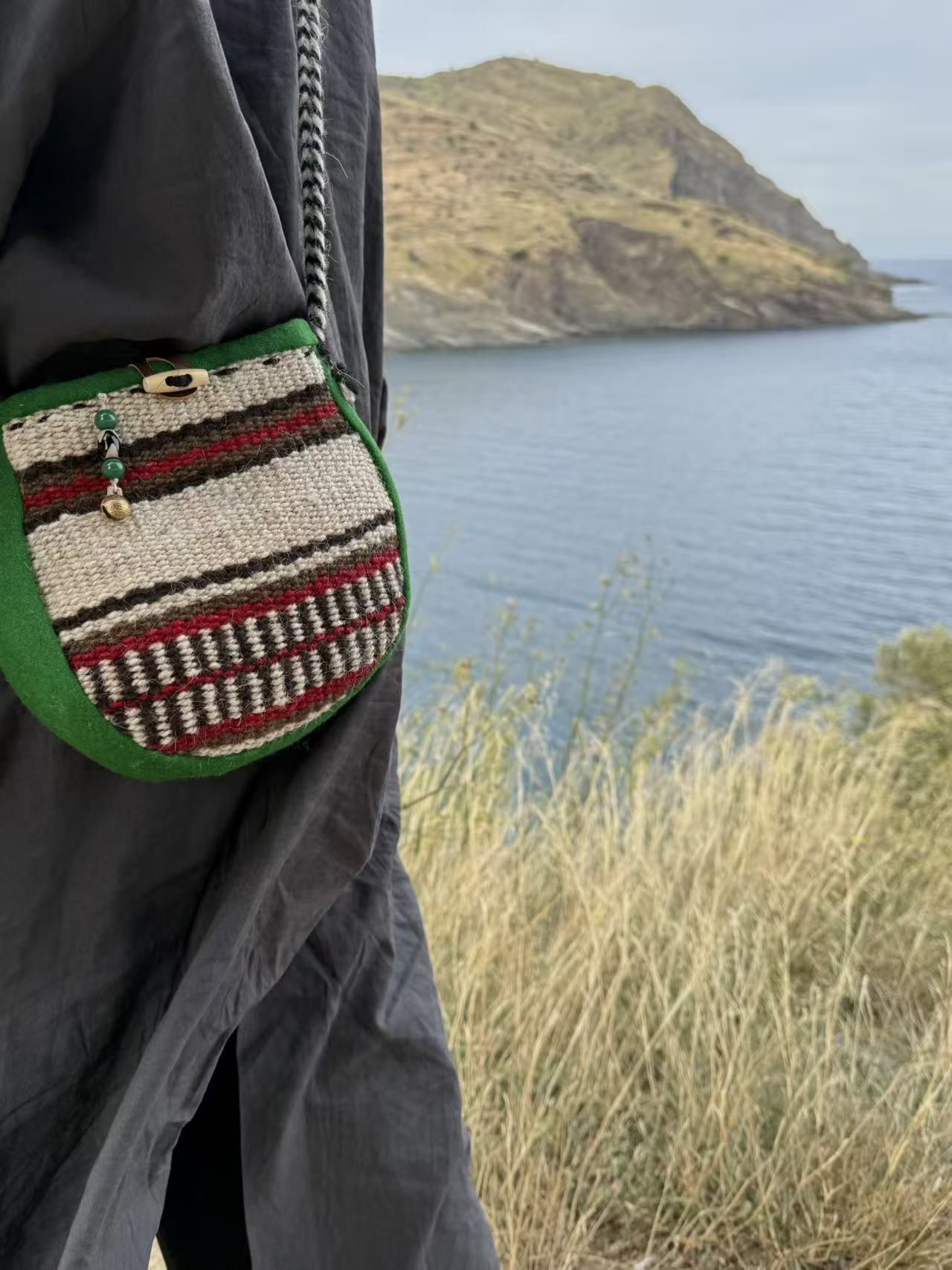 Yak hair handmade bag