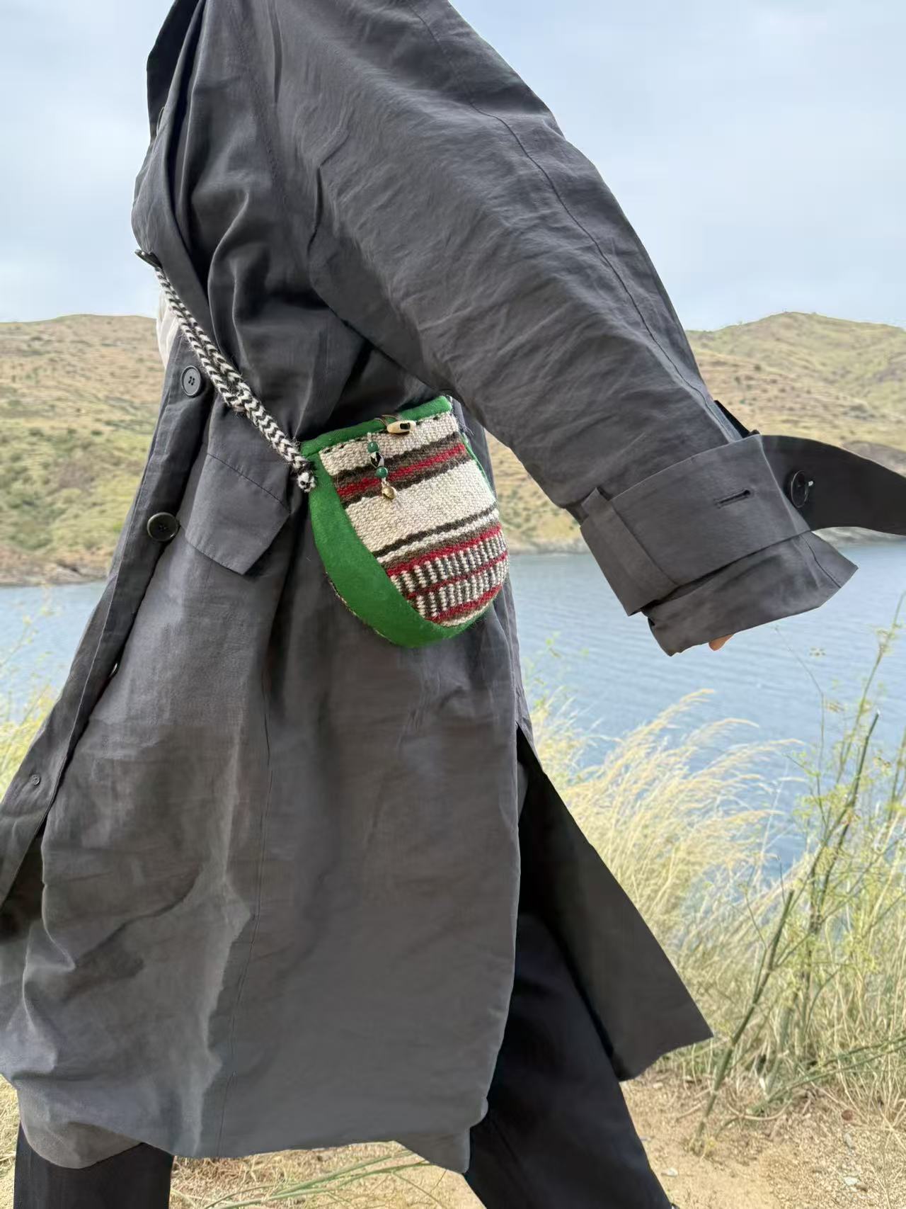 Yak hair handmade bag