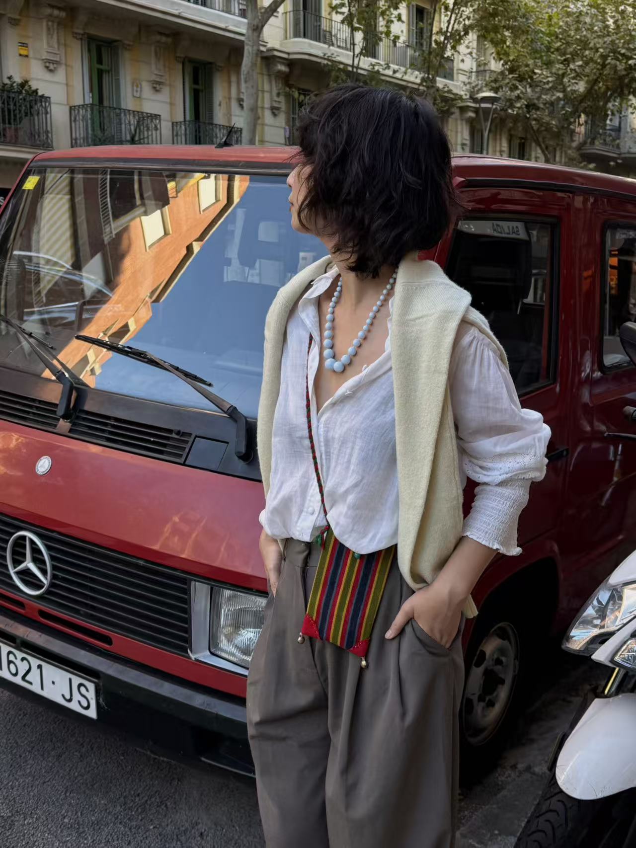 Yak hair handmade bag