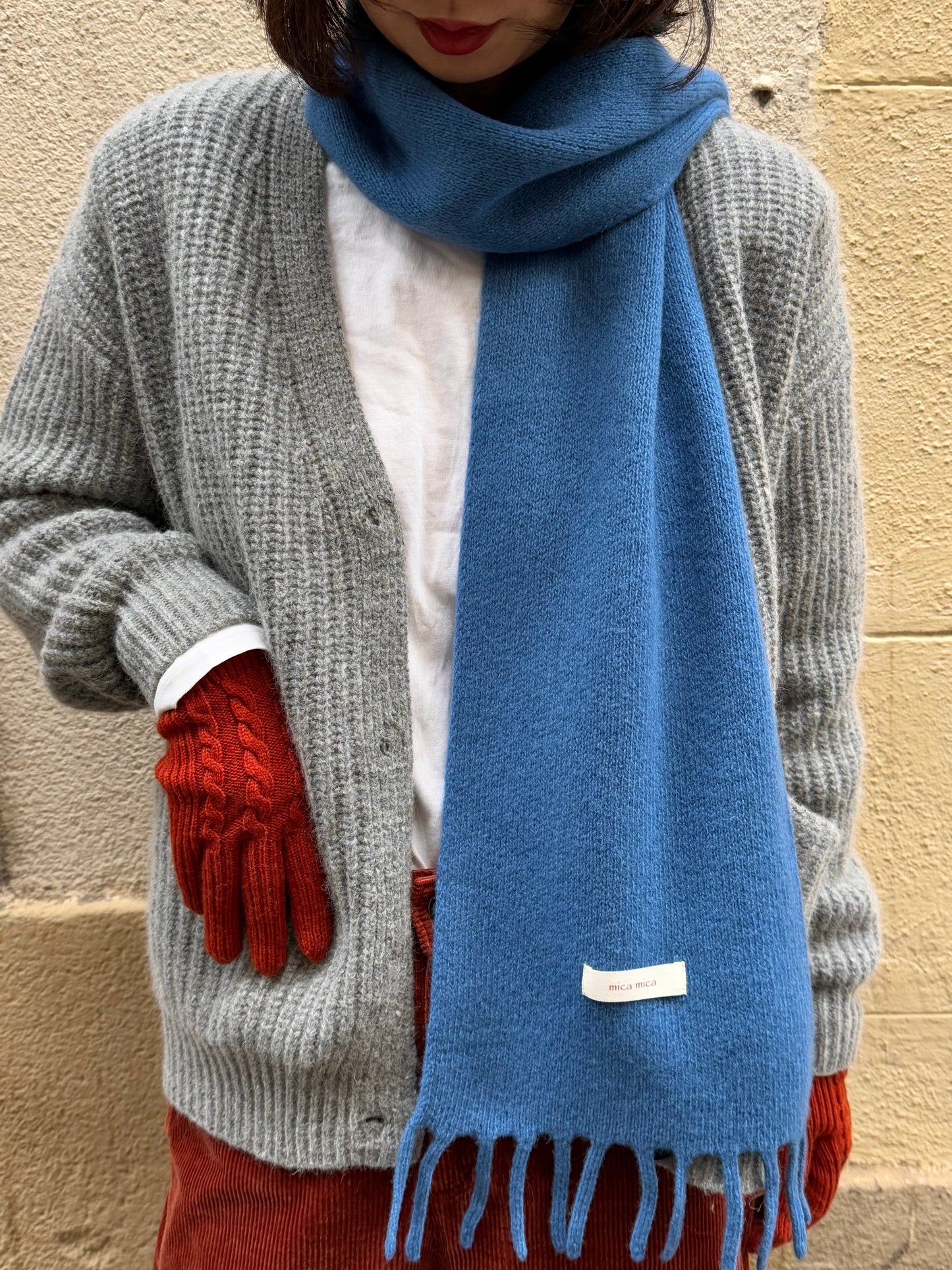 100%wool kintted cardigan