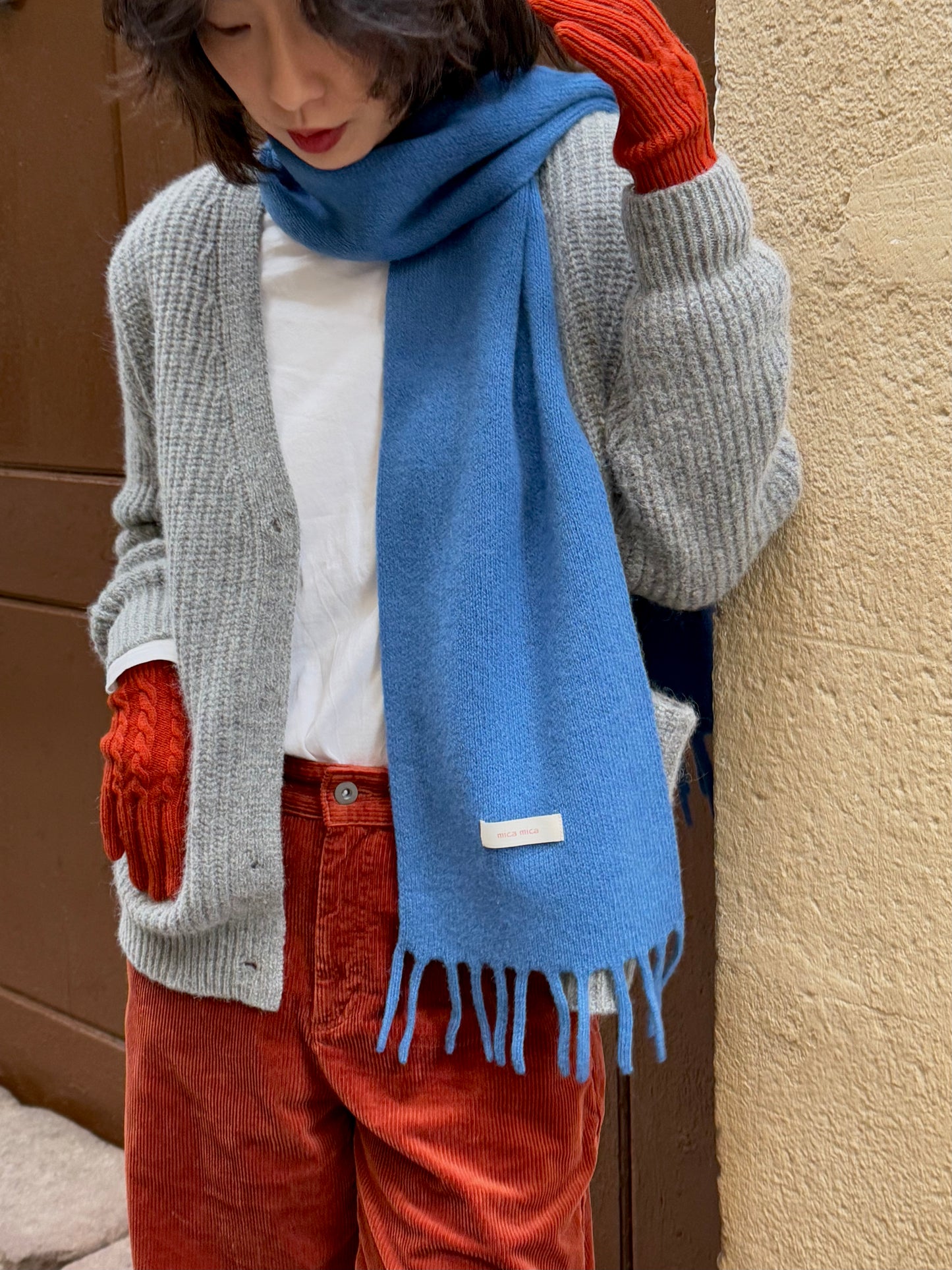 100%wool kintted cardigan