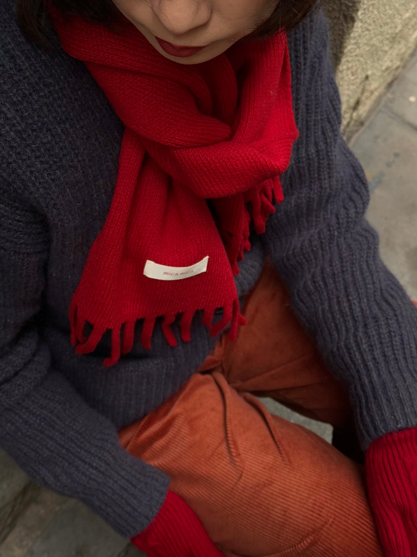 100%wool knitted cardigan