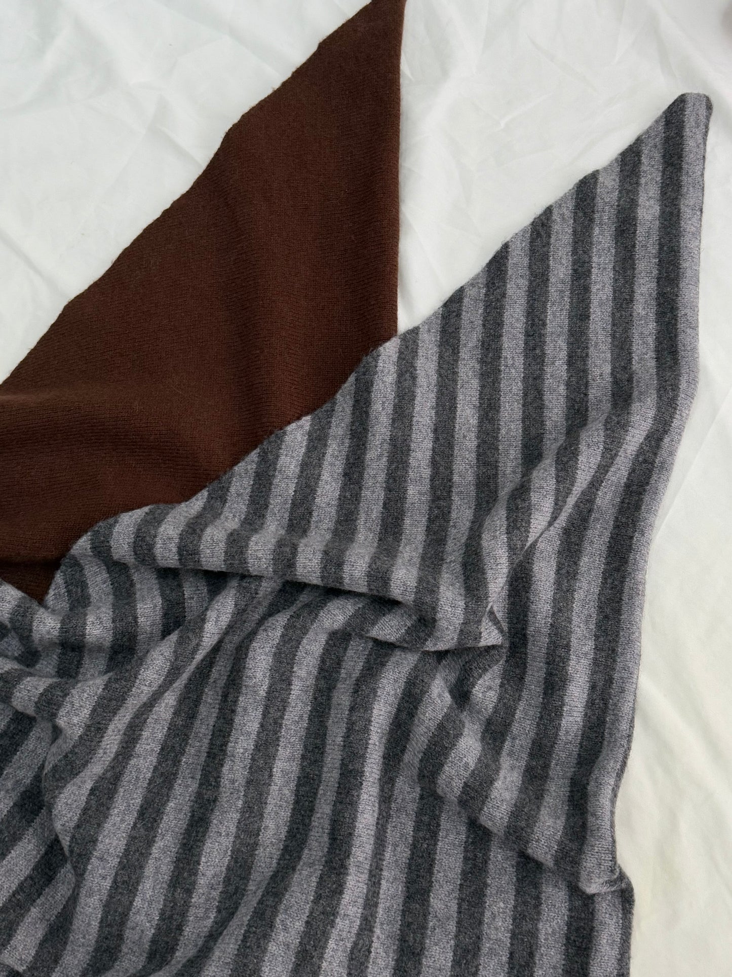 100%wool big triangle scarf