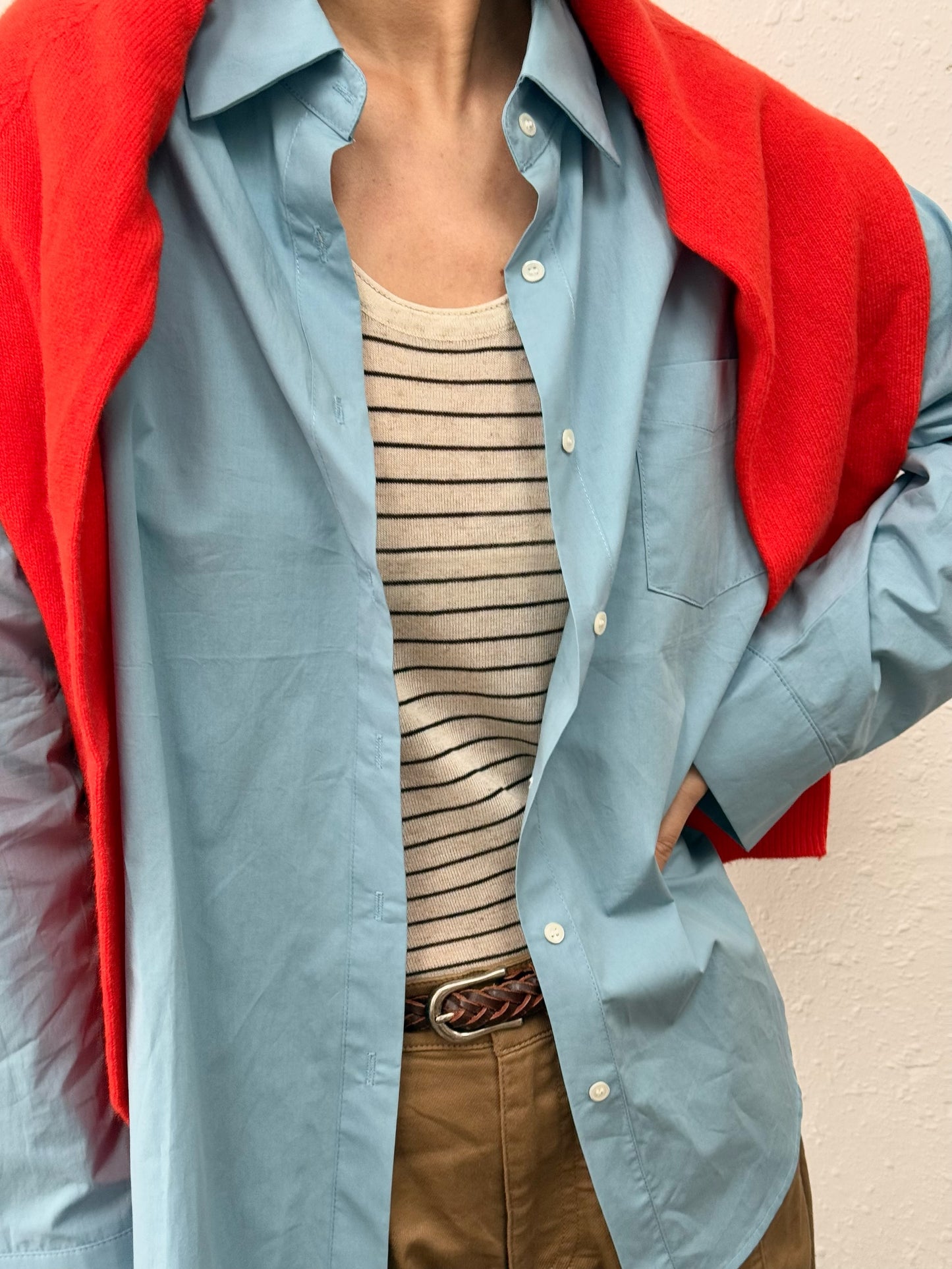 Light-cotton Oversized Shirt