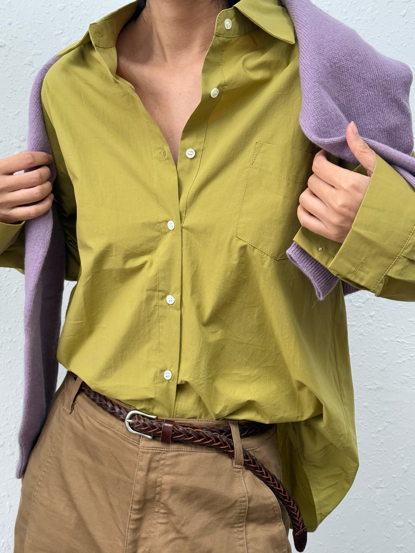 Light-cotton Oversized Shirt