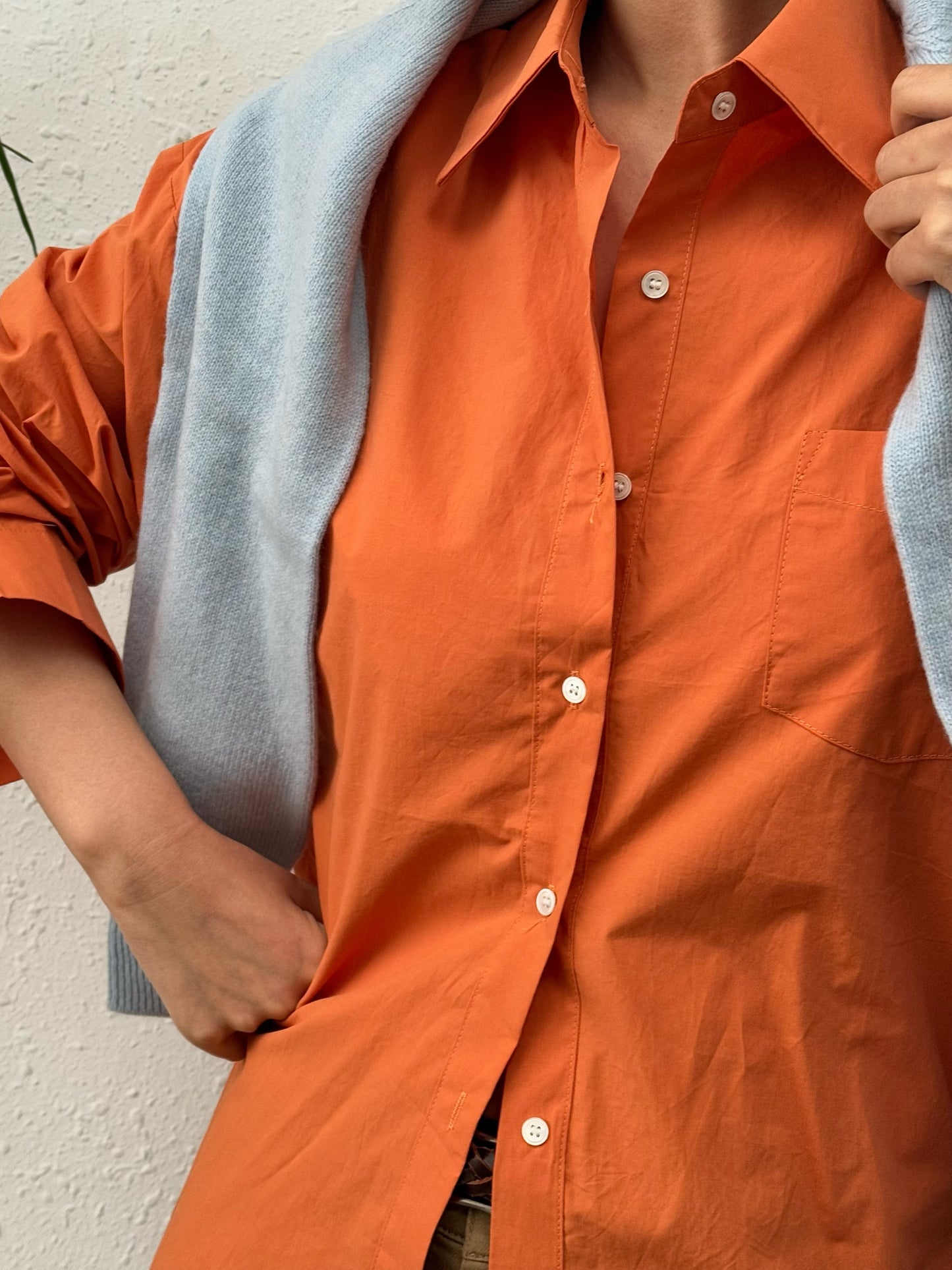 Light-cotton Oversized Shirt