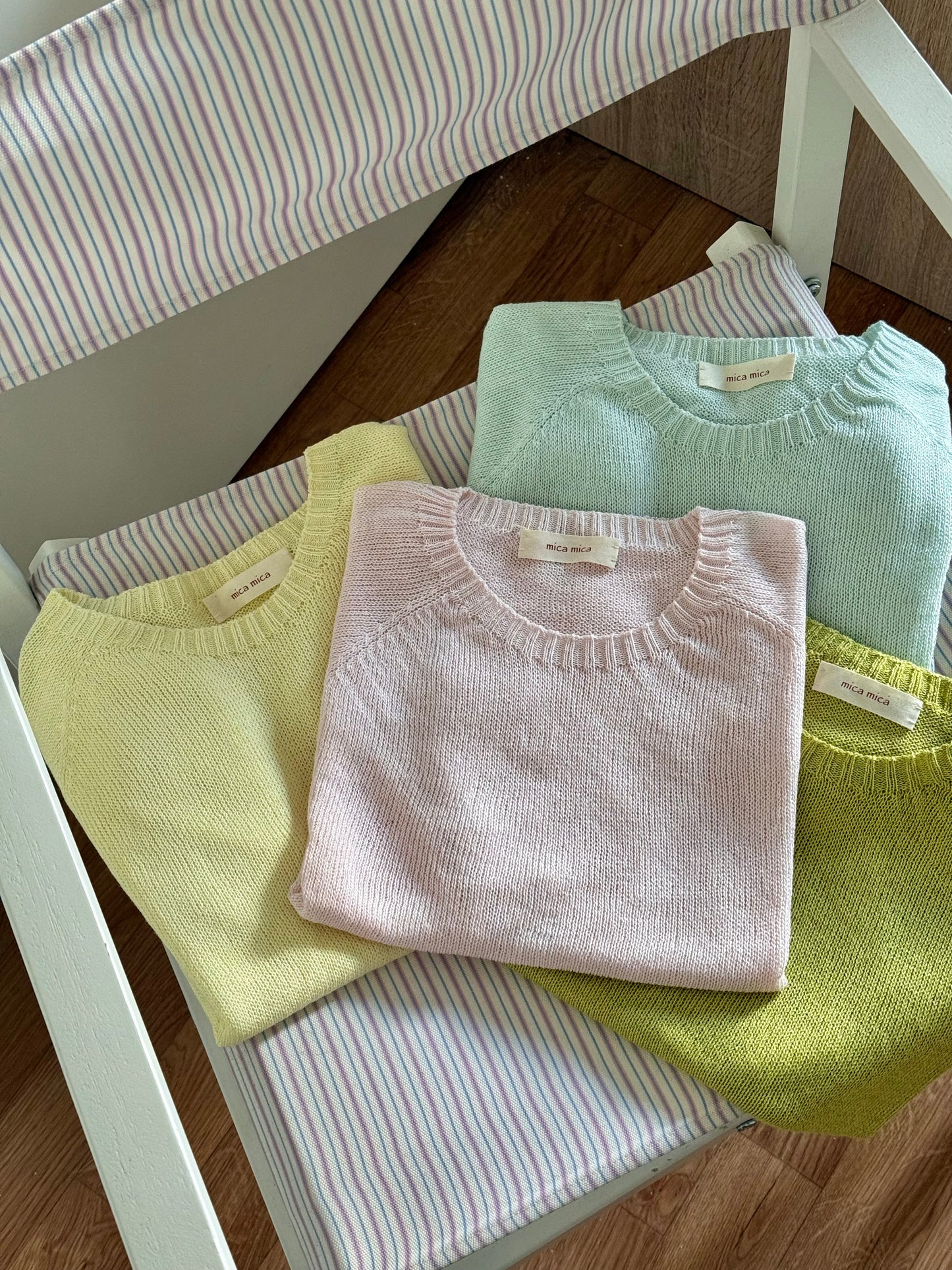 Paper-Silk Lightknit Short-sleeve