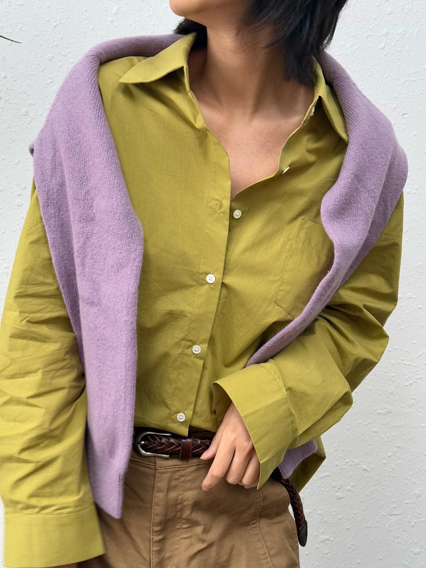 Light-cotton Oversized Shirt