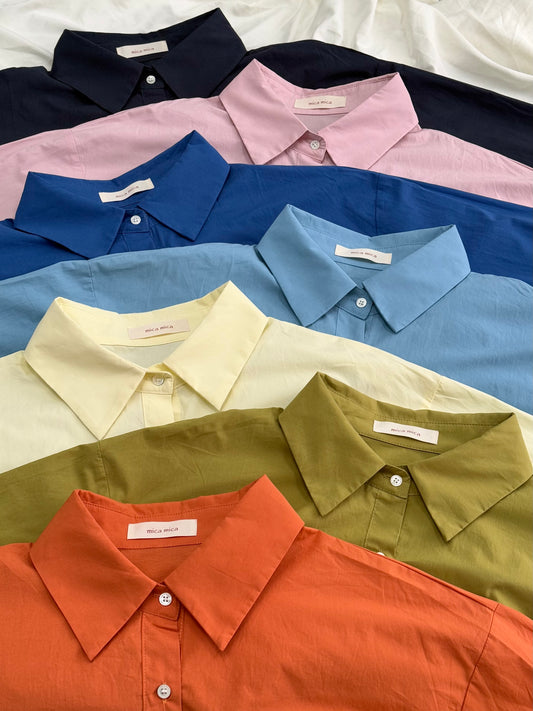 Light-cotton Oversized Shirt