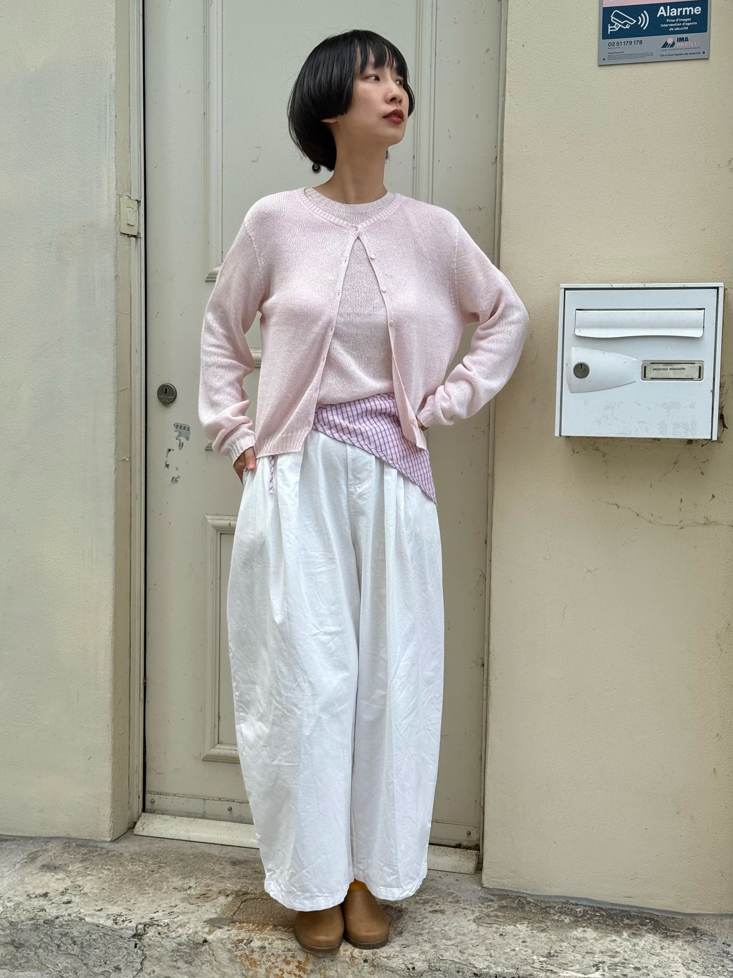 Paper-silk Lightknit Cardigan