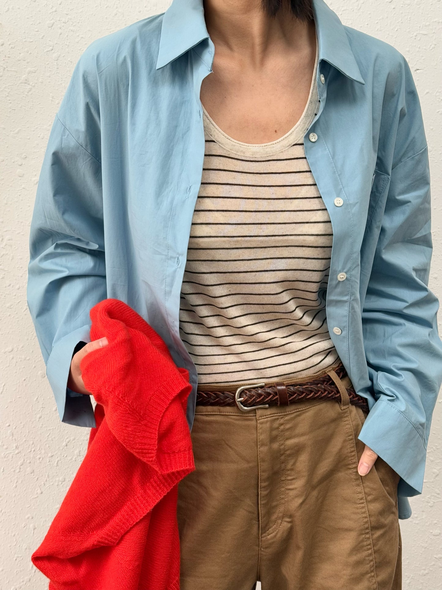 Light-cotton Oversized Shirt