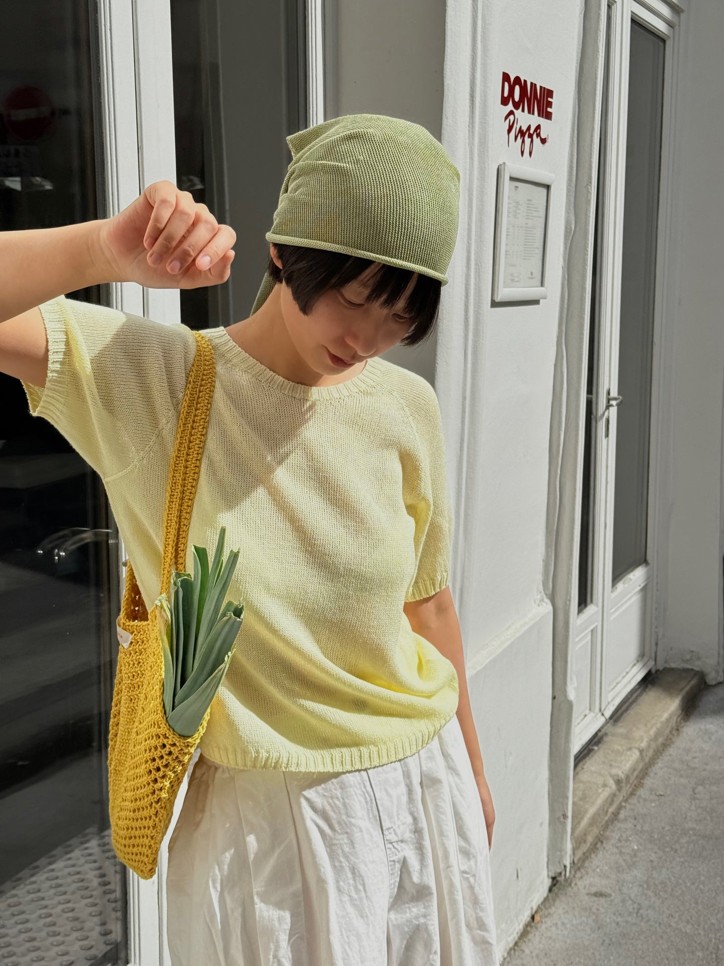 Paper-silk Short-sleeve Lightknit