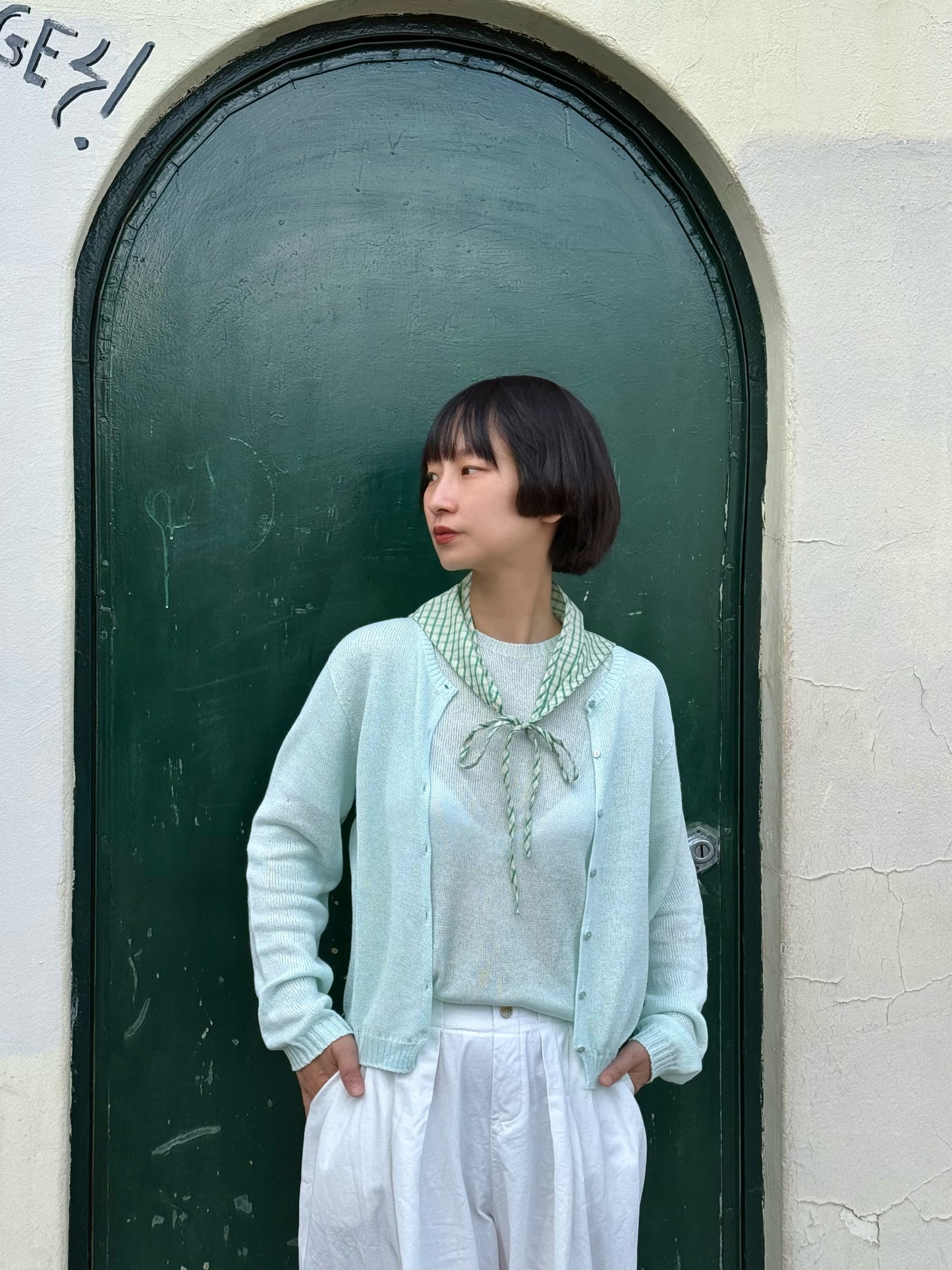 Paper-silk Lightknit Cardigan