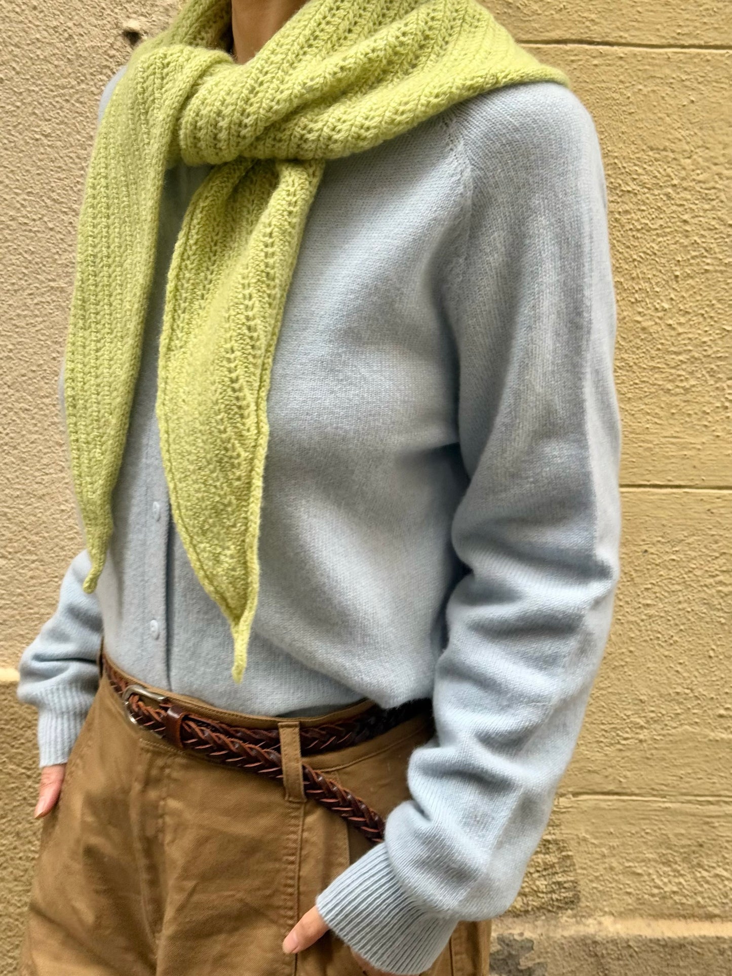 100%wool basic cardigan