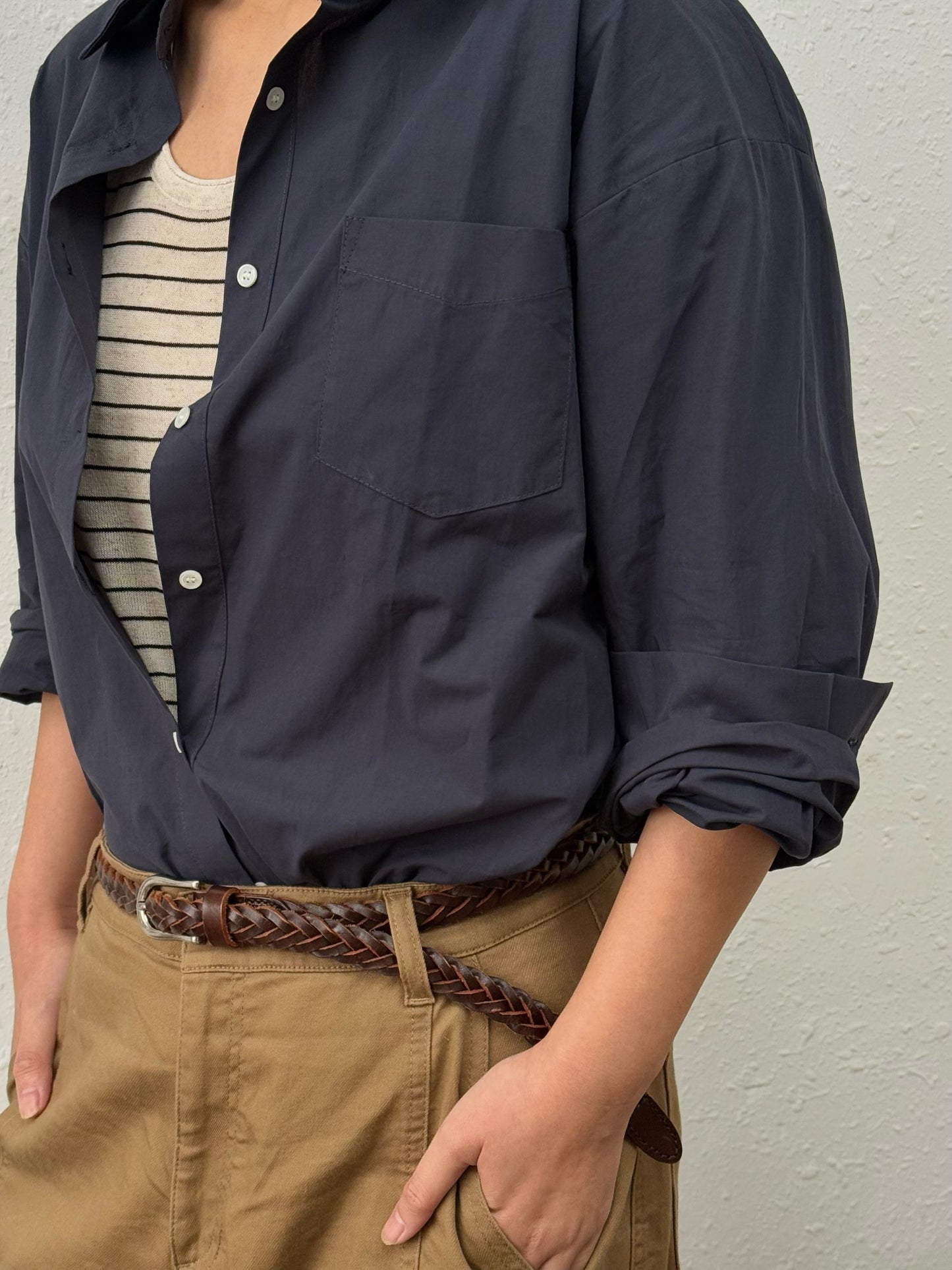 Light-cotton Oversized Shirt