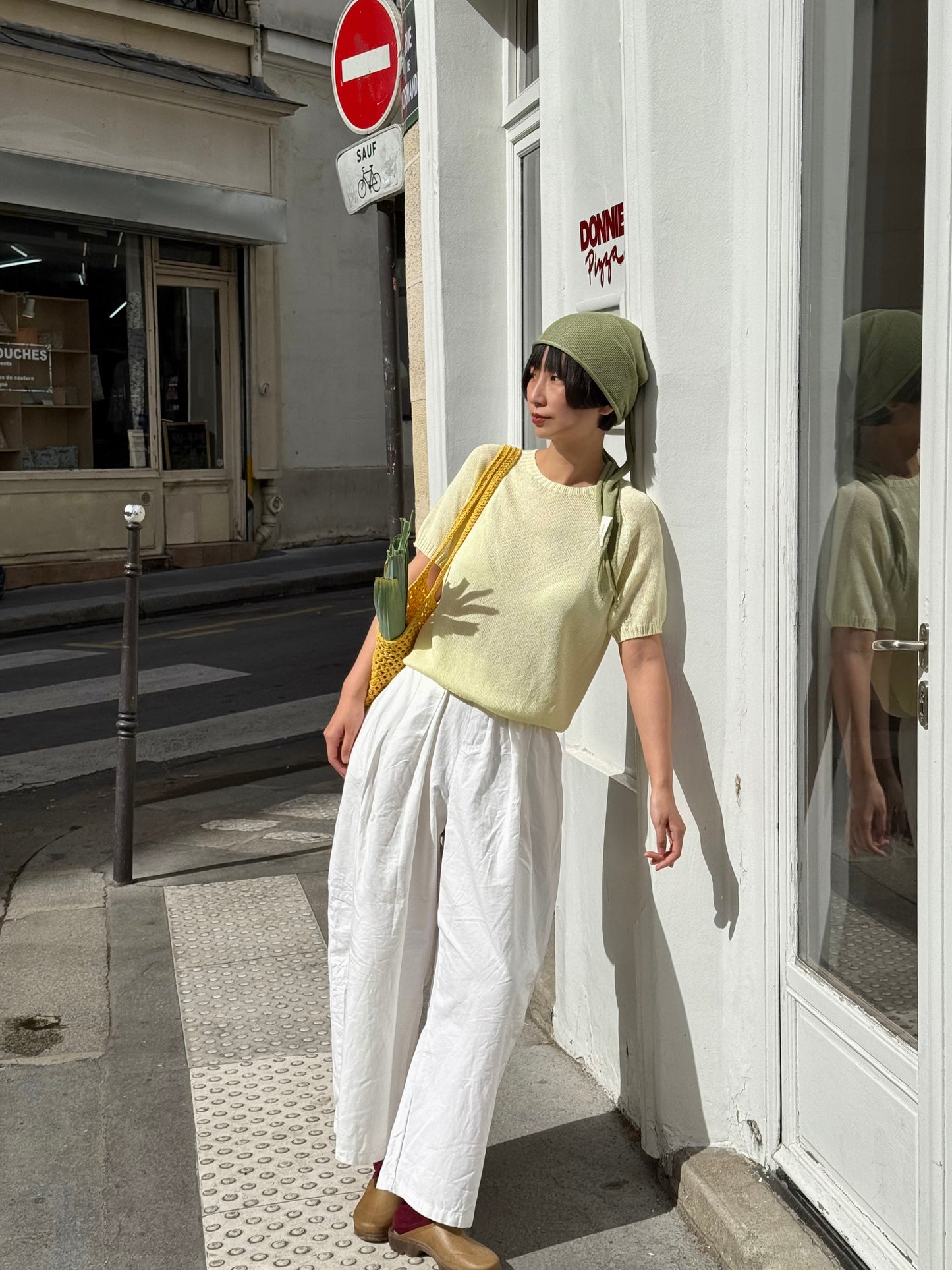 Paper-silk Short-sleeve Lightknit
