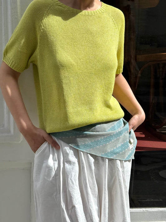 Paper-silk Short-sleeve Lightknit