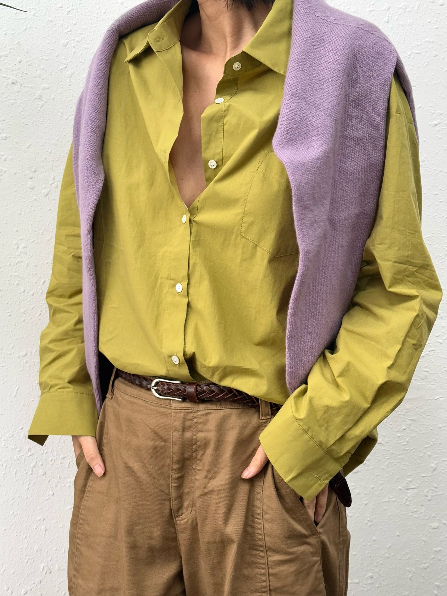 Light-cotton Oversized Shirt