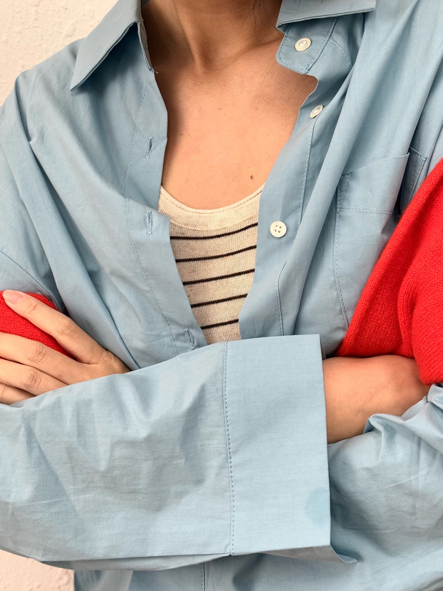 Light-cotton Oversized Shirt