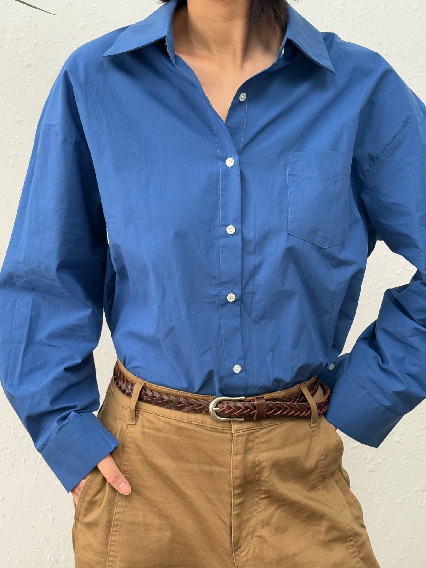 Light-cotton Oversized Shirt