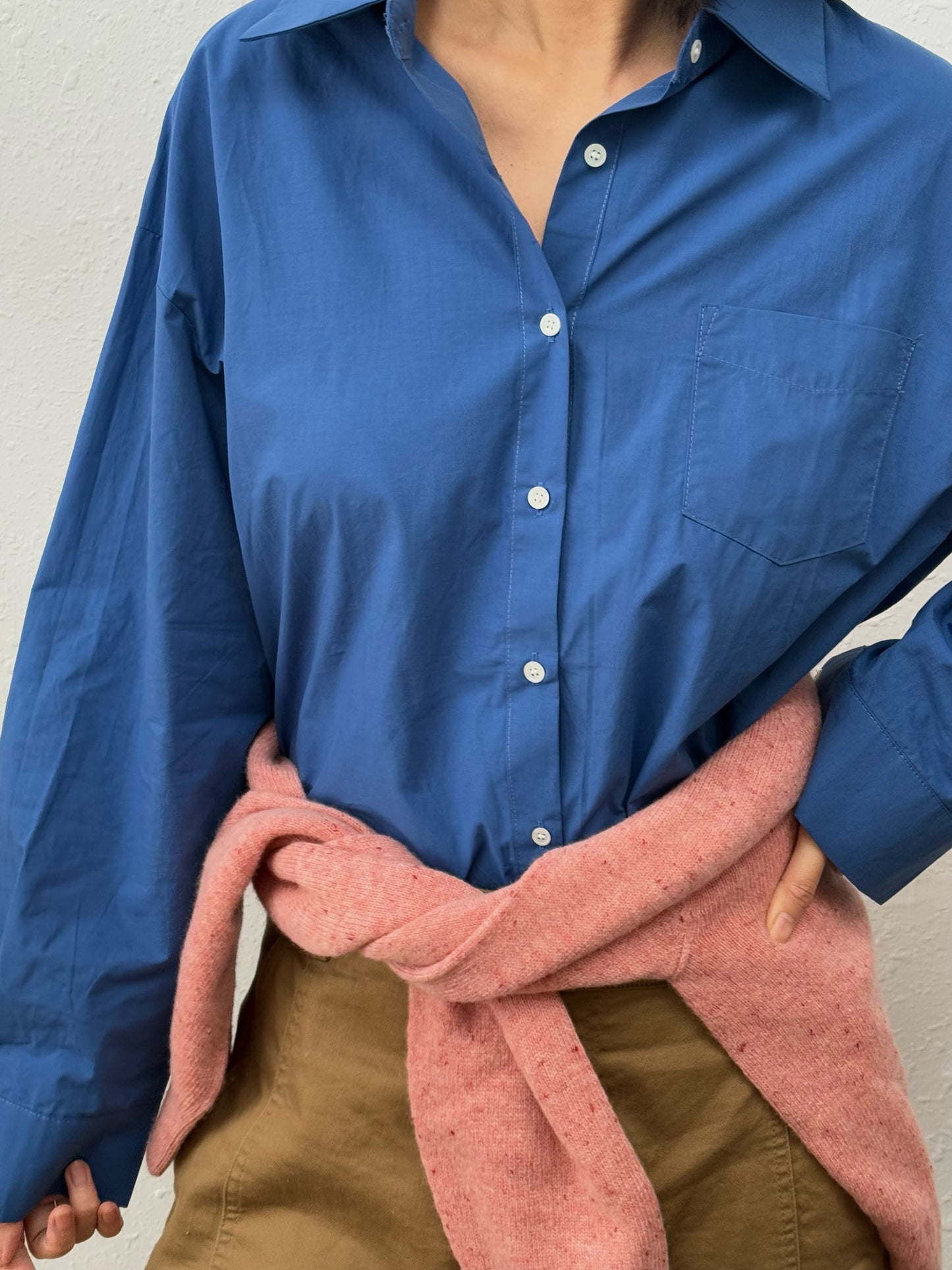 Light-cotton Oversized Shirt