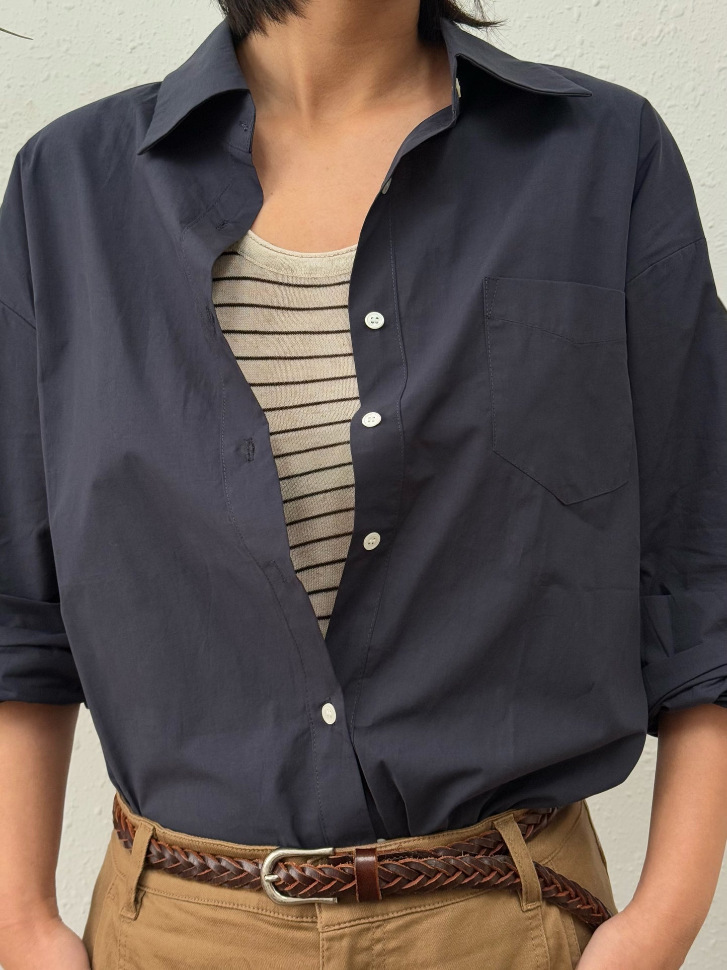 Light-cotton Oversized Shirt
