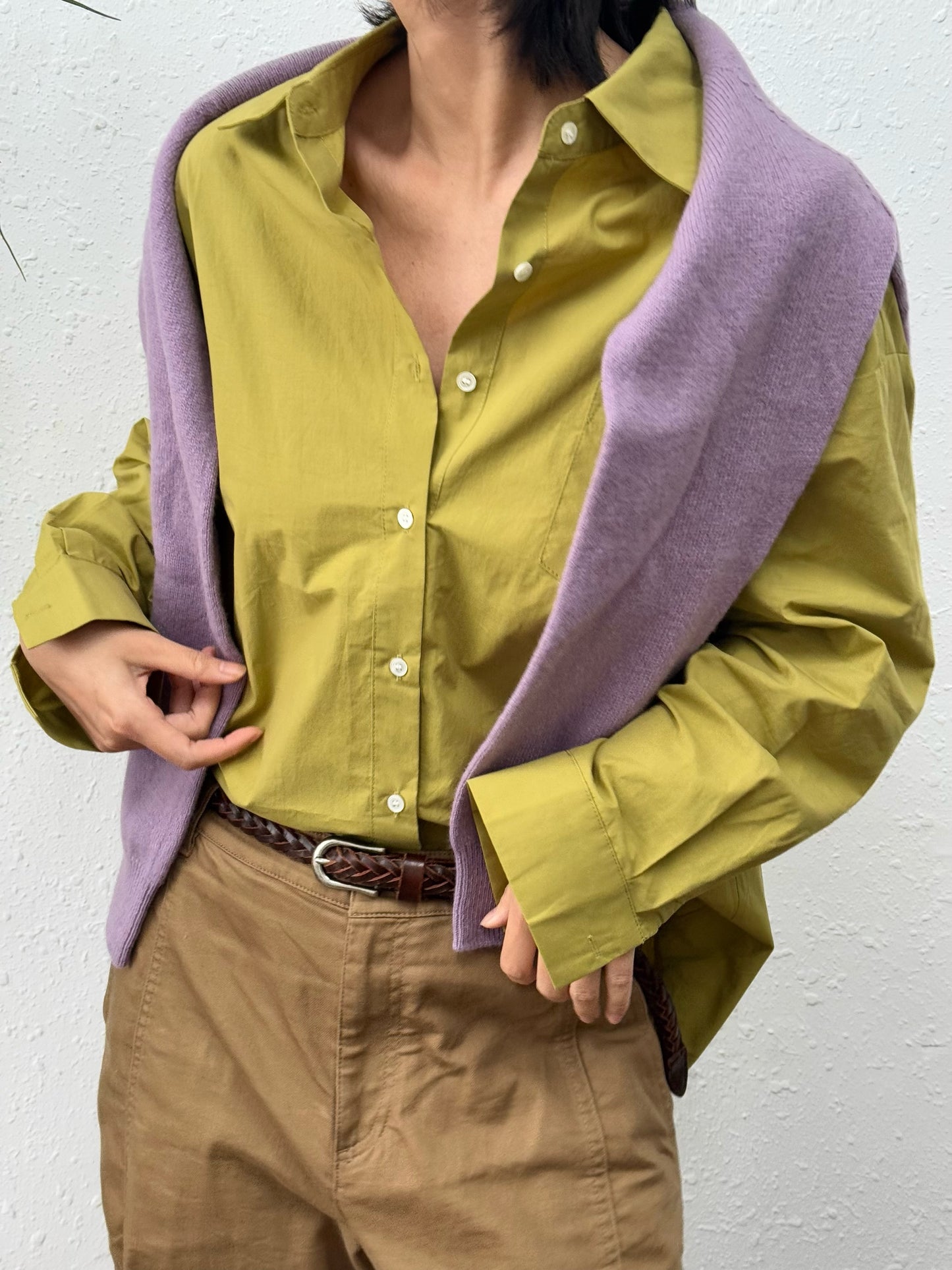 Light-cotton Oversized Shirt