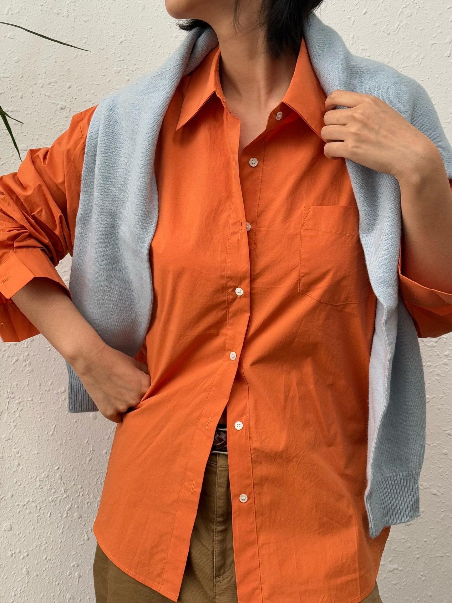 Light-cotton Oversized Shirt